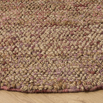 Ellmarie Hand Woven Jute/Wool Rug in Brown