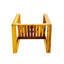 Ensemble de salon d'extérieur en bois d'acacia - Fauteuil et repose-pieds-599514