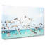 Flock Of Seagulls Over The Sea Painting - Wrapped Canvas-56656431