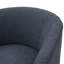 Chaise pivotante en tissu bleu Miramar