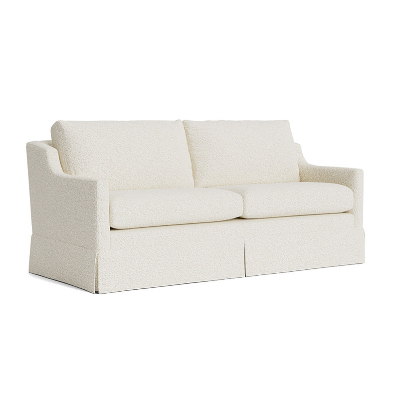 Canapé Gigi avec jupe 105, H 35 po x l 105 po x P 36 po, Berbère - crème