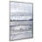 Winter Steps Textured Glitter Hand Painted Canvas Wall Art with Silver Foil by Martin Edwards