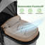Poussette réversible 2 en 1 pour bébé, poussette de voyage légère pliable avec harnais à 5 points-131512147