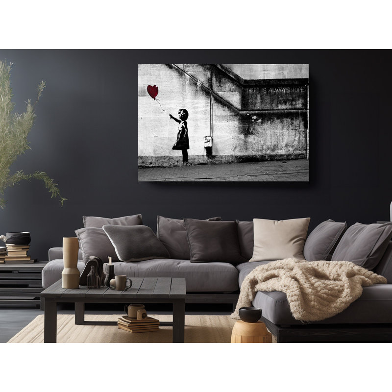 «Always Hope Balloon», impression murale sur toile, H 40 po x l 60 po
