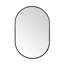 Metal Framed Oval Wall Mirror-341422514
