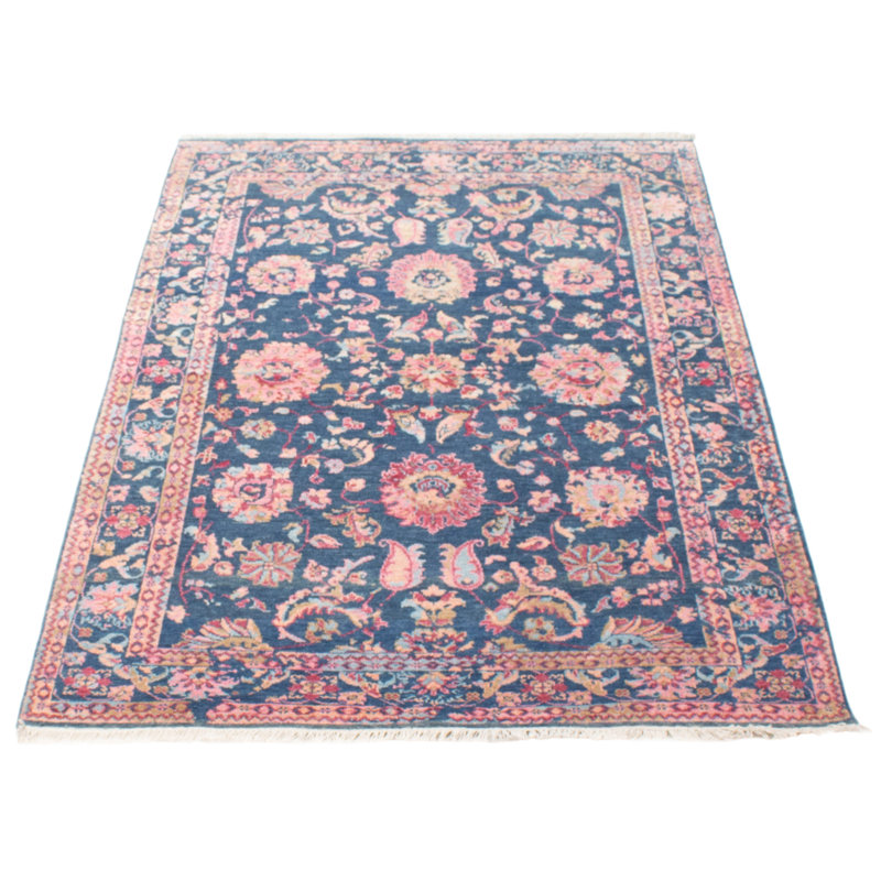 Tapis bleu marine Heritage 4 pi 9 po x 8 pi 0 po