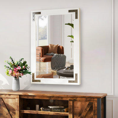Miroir rectangulaire imperméable pour salles de bain, chambres à coucher, salons et vestibules