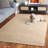 Lecompton Hand Tufted Jute Cotton Rug in Gold-1468023646