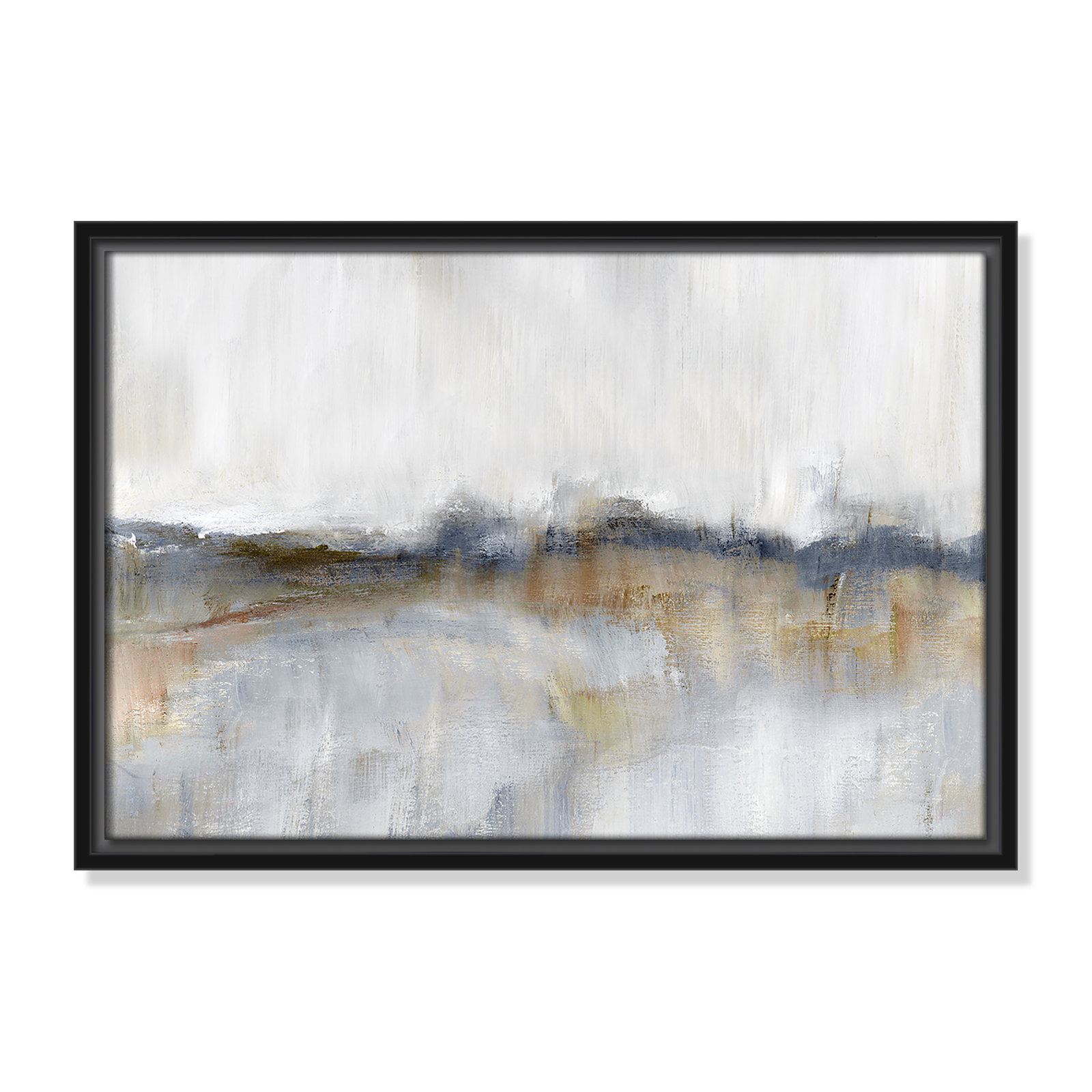 Autumnal Tide Print by Nan, 13.5" H x 19.5" W, Espresso