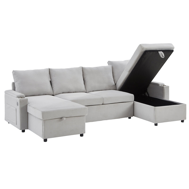 Canapé-lit convertible Modern, Gris