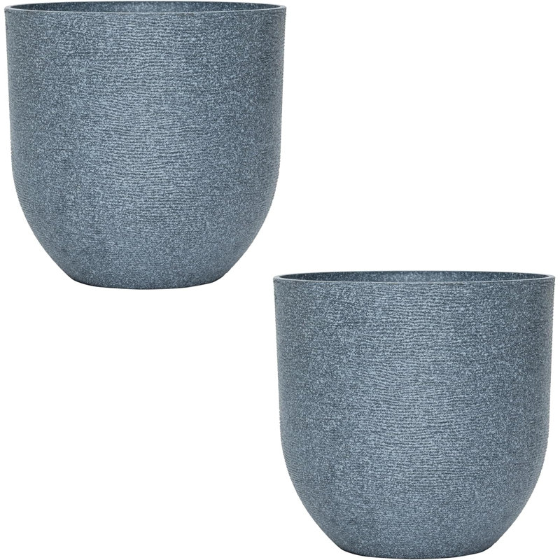 Prashant Light Grey Plant Pot - Twin Pack