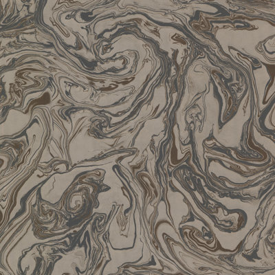 Rouleau de papier peint métallique 33 pi x l 20,5 po marble Goering