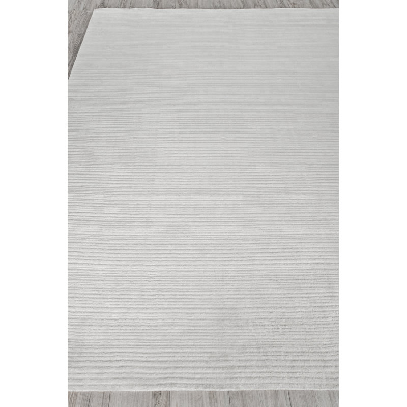 Rossini Striped Area Rug in Ivory, Rectangle 4' x 6'