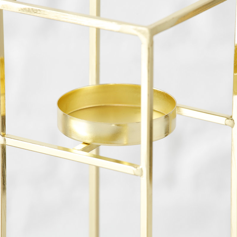 Ensemble de porte-votives en métal 2 pièces