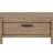 Curved 1Drawer Console Table  Toffee