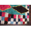 Tapis de couloir multicolore en laine noué à la main de conception unique 2 pi 9 po x 9 pi 5 po