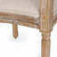 Chaise avec accoudoirs en tissu capitonné Pocklington-535495498