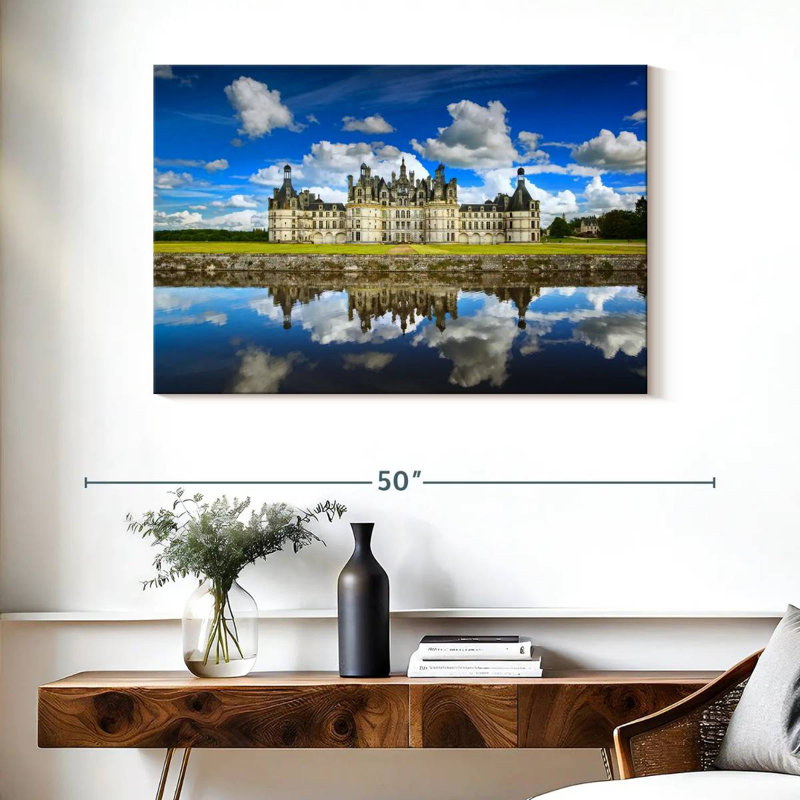 Lilie Chambord Castle, H 26 po x l 39 po