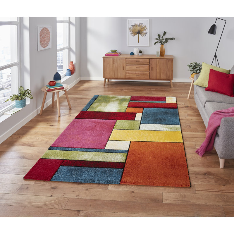 Morrisville area rug Machine Woven Rectangle Multi coloured, Rectangle 160cm x 220cm
