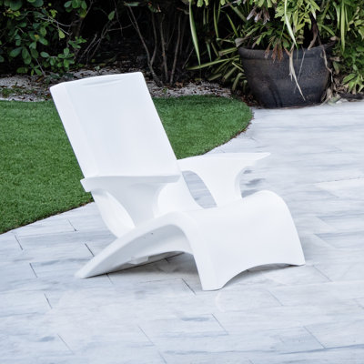 White In-Water Adirondack Patio and Pool Chair