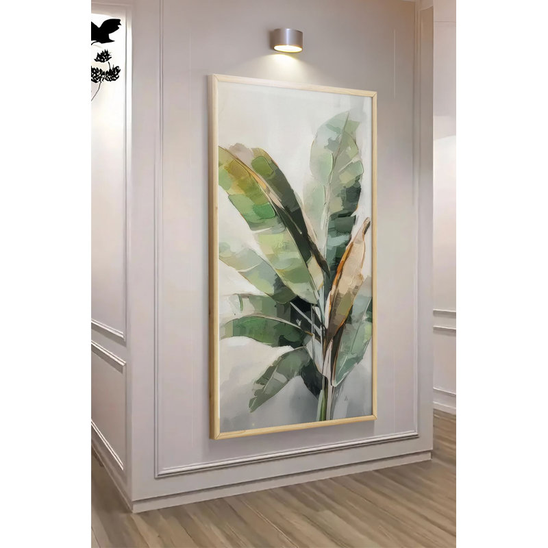 Peinture encadrée élégante, 47,2 po x 19,7 po | Cadre 100% bois massif (épaisseur: 0,8 pouce) et œuvre d'art 100% (épaisseur: 0,1 pouce) | Impression numérique époustouflante pour le salon, le bureau et la maison