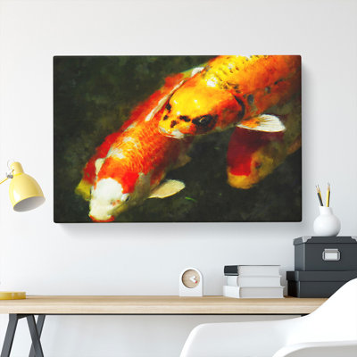 Koi Fish - Wrapped Canvas