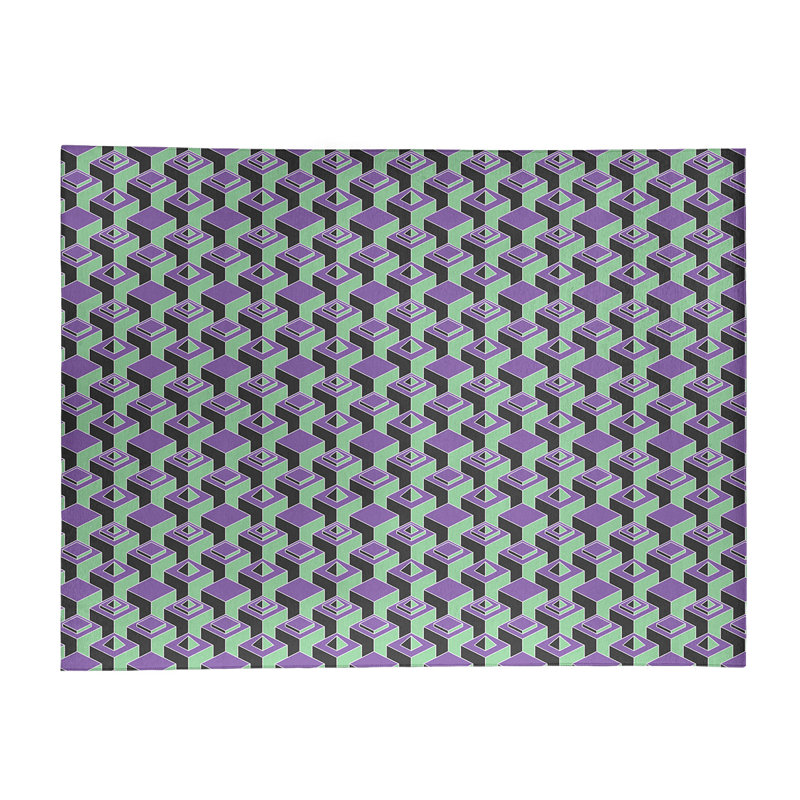 Chenille Geometric Indoor Rug, Rectangle 8' x 10'