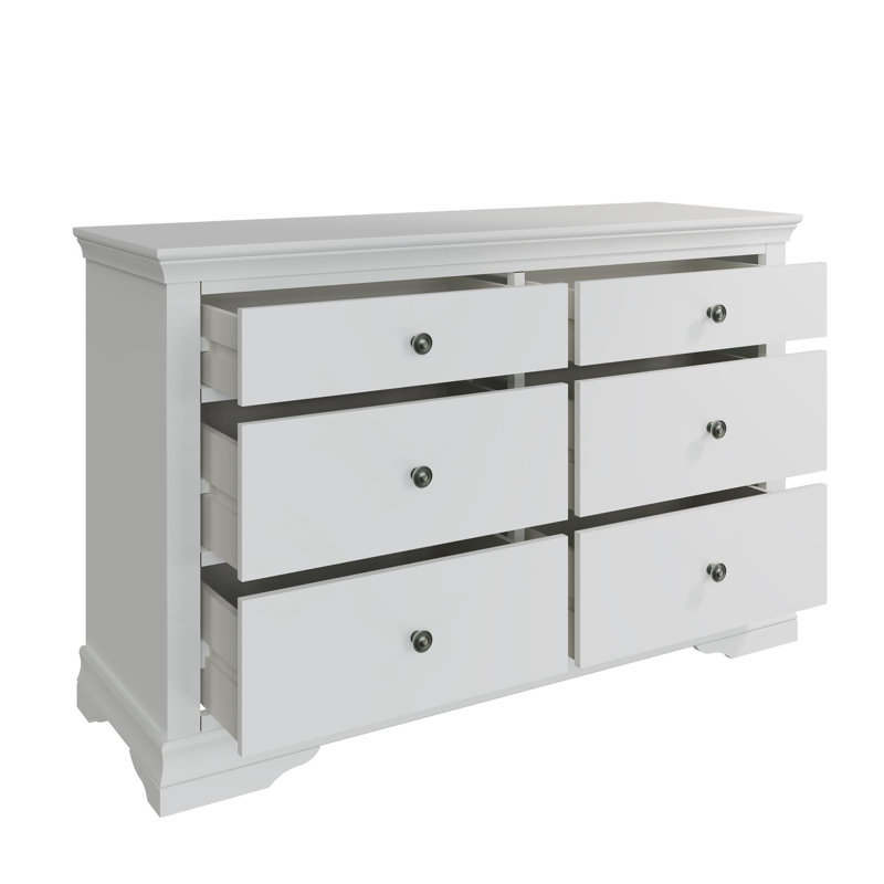 125cm W 6 - Drawer Chest of Drawers