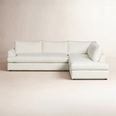 Lucien 110" Upholstered Chaise Sectional