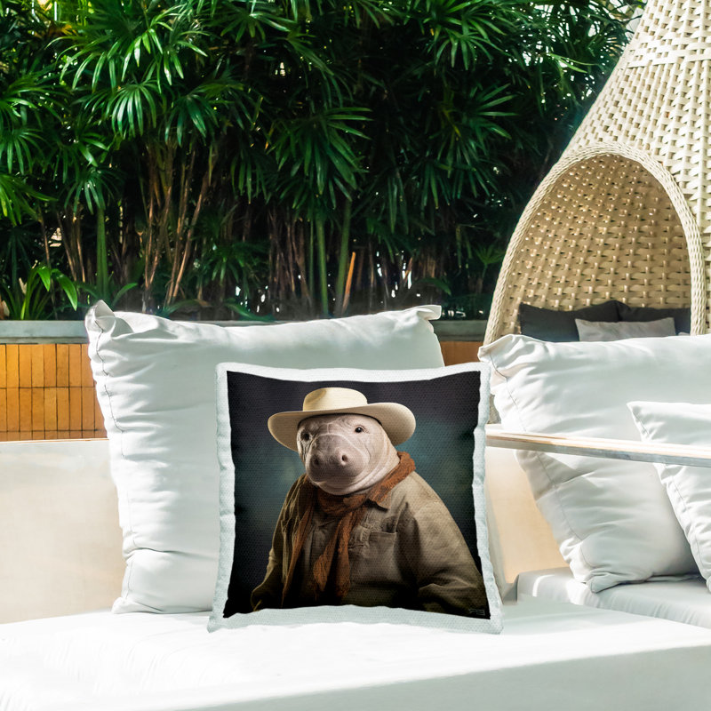 Coussin Cowboy Manatee