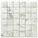 Calacatta 12" x 12" Marble Mosaic Tile