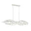 Lustre linéaire blanc mat 50,5 po Glossop