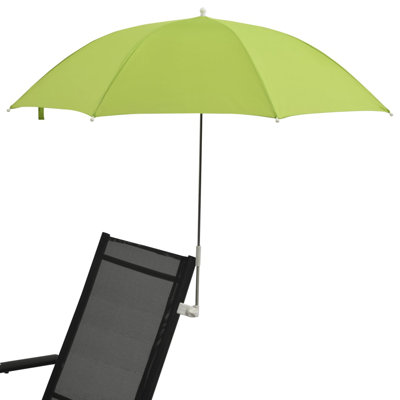  Camping Chair Parasol Green Steel Standard Collapsible