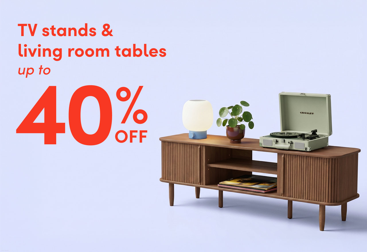 TV stand & living room table clearance