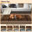Washable Area Rug Modern Bordered Rug Non Slip Floor Carpet,Soft Non Shedding Neutral Rugs for Kitchen Bedroom Living Room-2014422451-2014422478