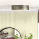Maude 3 Light Glass Flush Mount