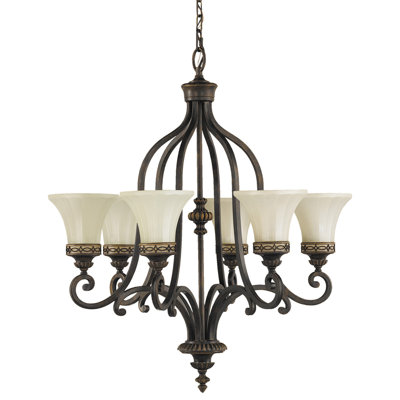 Union 6-Light Shaded Chandelier