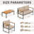 4-Piece Outdoor Furniture Patio Conversation Set with Weather-Resistant Metal Frame-98081343-98304262