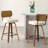 26" Swivel Upholstered Counter Height Bar Stool-819236524