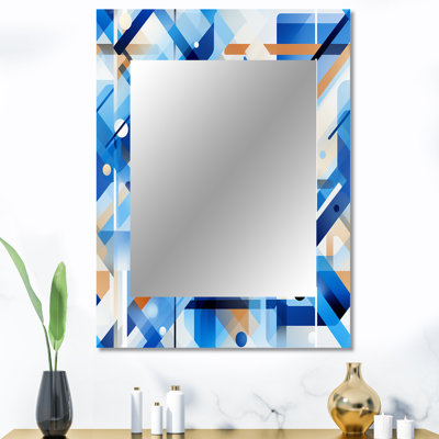 Haytham - Blue Wall Mirror Decor
