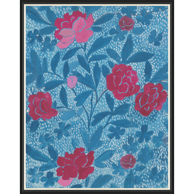 Floral Blue Print by Paule Marrot
