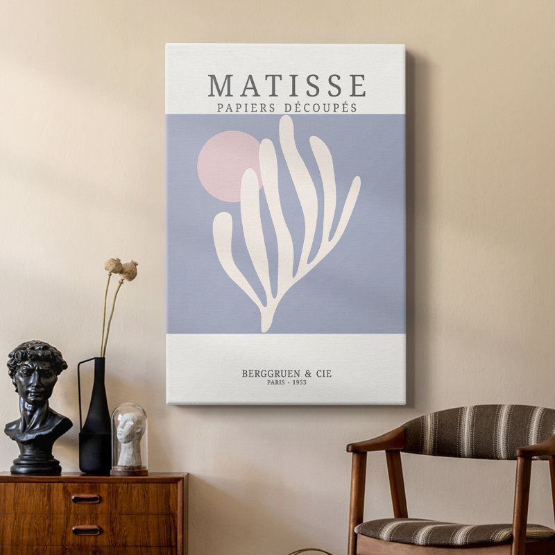 Matisse CDXXXVIII Framed Print -Custom Wrapped Gallery Cavas, 18" H x 12" W
