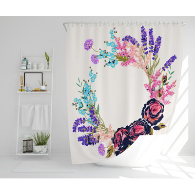 Yue Polyester Shower Curtain