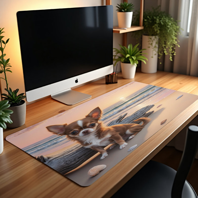 Polyester Desk Pad, 23.6x13.8