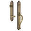 Arc Handleset with Deadbolt and Georgetown Door Lever and Rosette-468912250-468785679-468785677