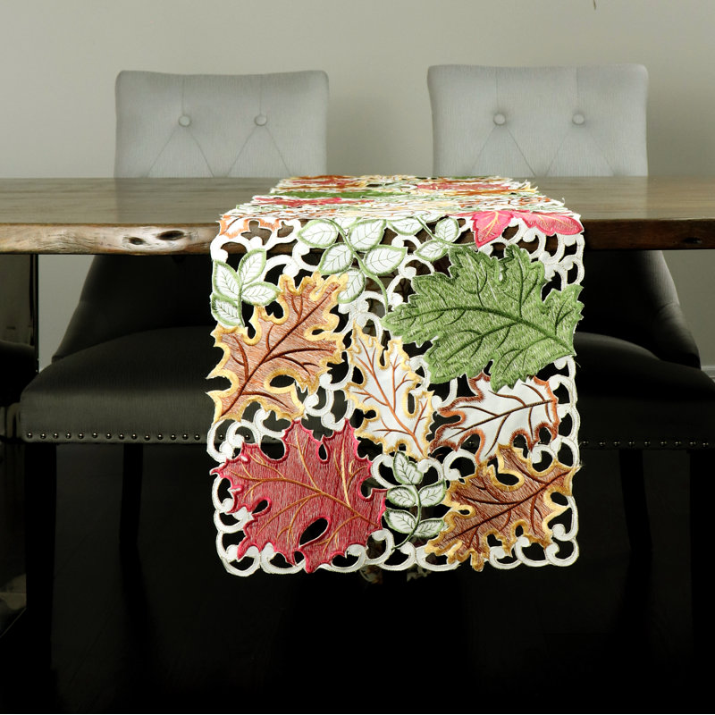 Delmonica Floral Thanksgiving Table Runner, 90" x 16"
