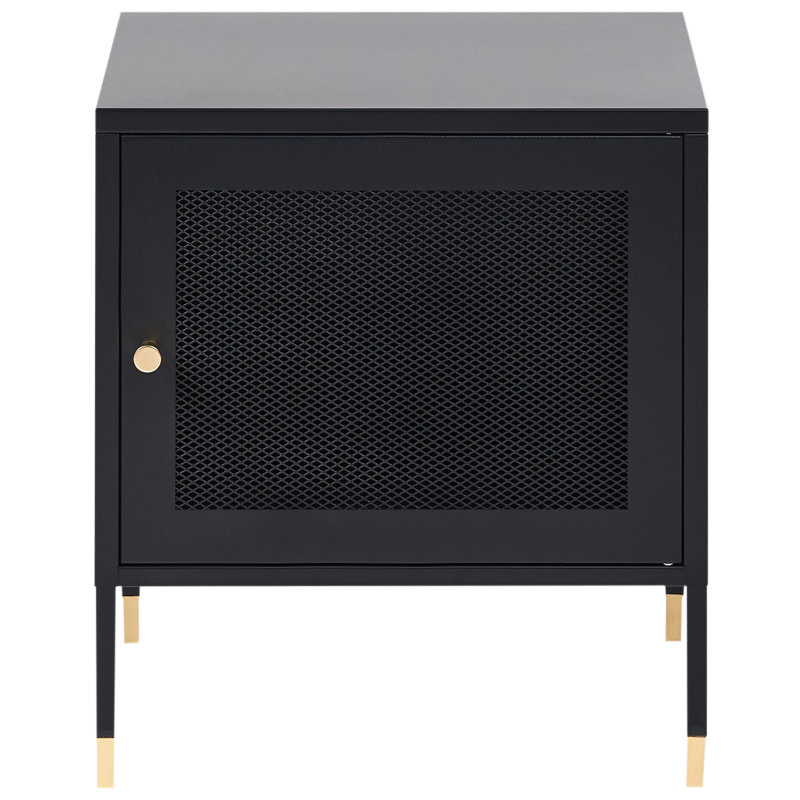 OSSETT 45cm W Steel Bedside Table