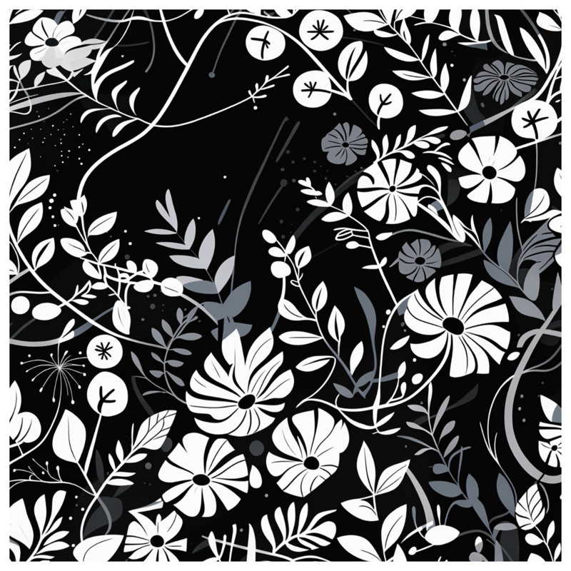 Coussin Floral, 20 x 20 inches