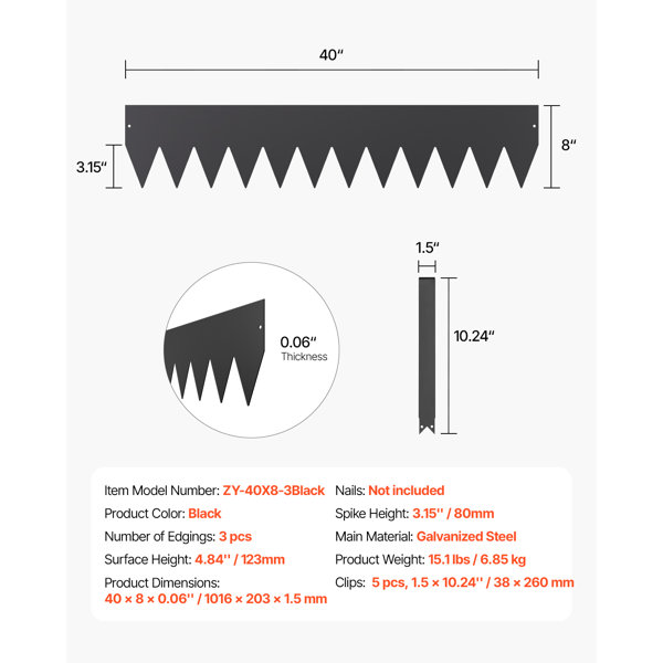 Dimensions du produit