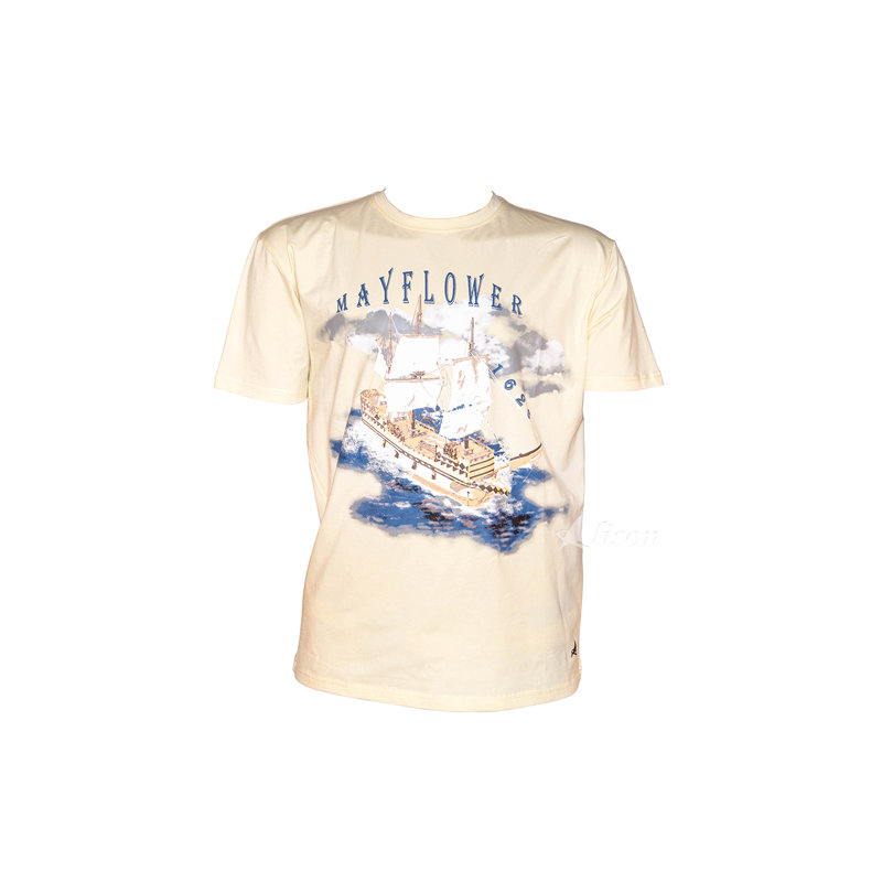 T-shirt graphique Mayflower par Alison Nautical